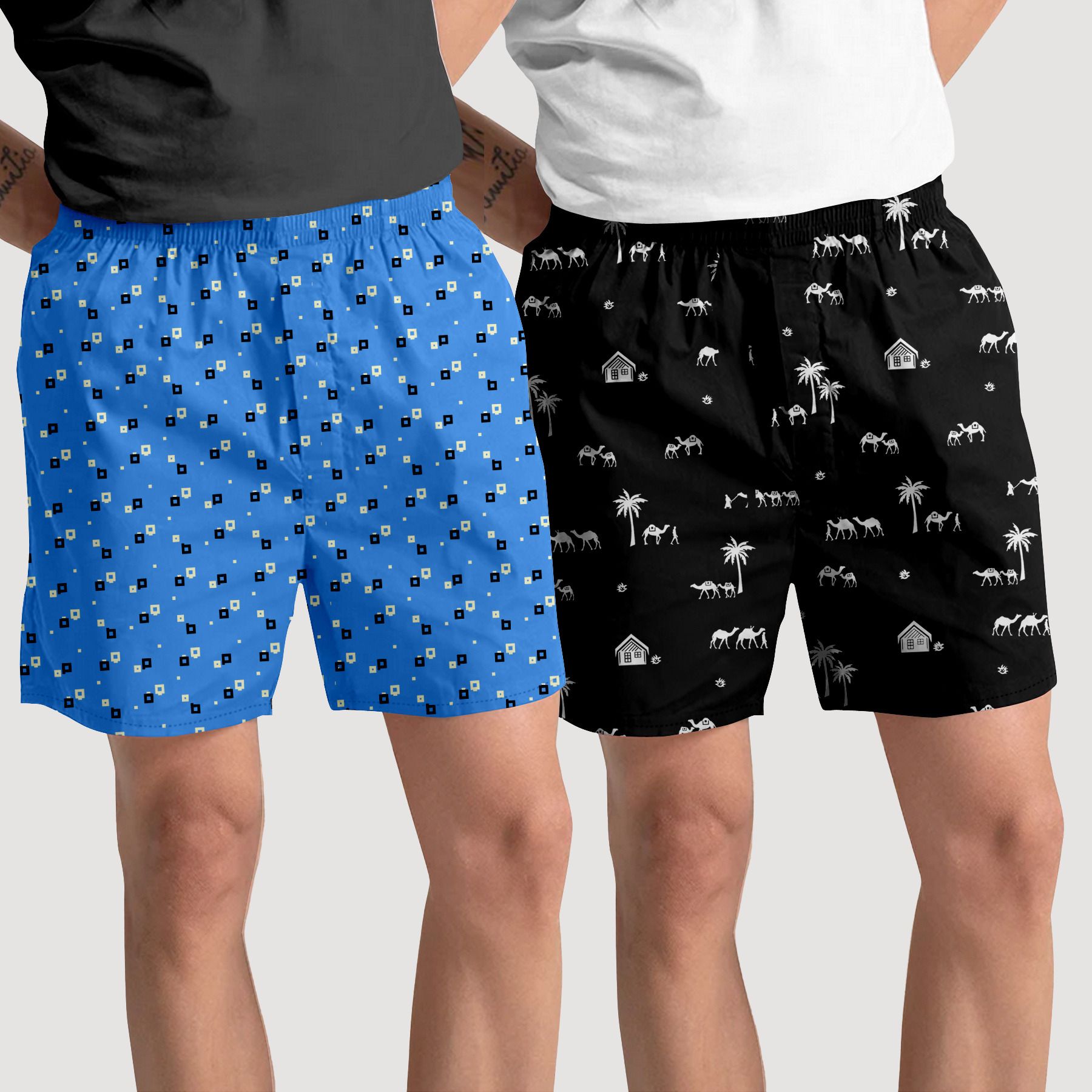 Pack of 2 Printed Women Boxer