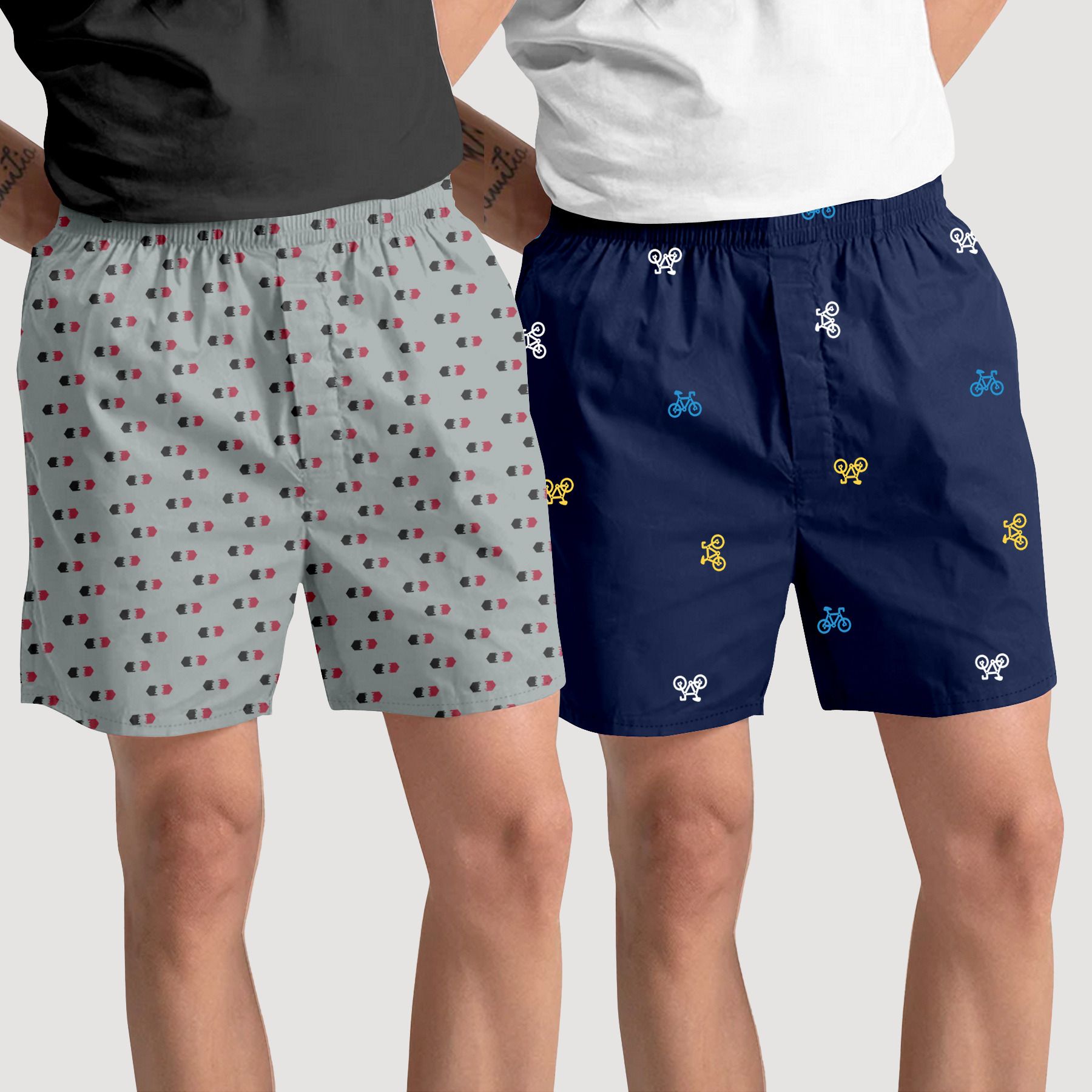 Pack of 2 Printed Women Boxer