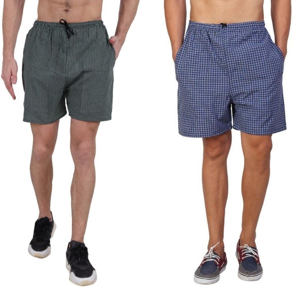 Pack of 2 Checkered Men Boxer-image-45