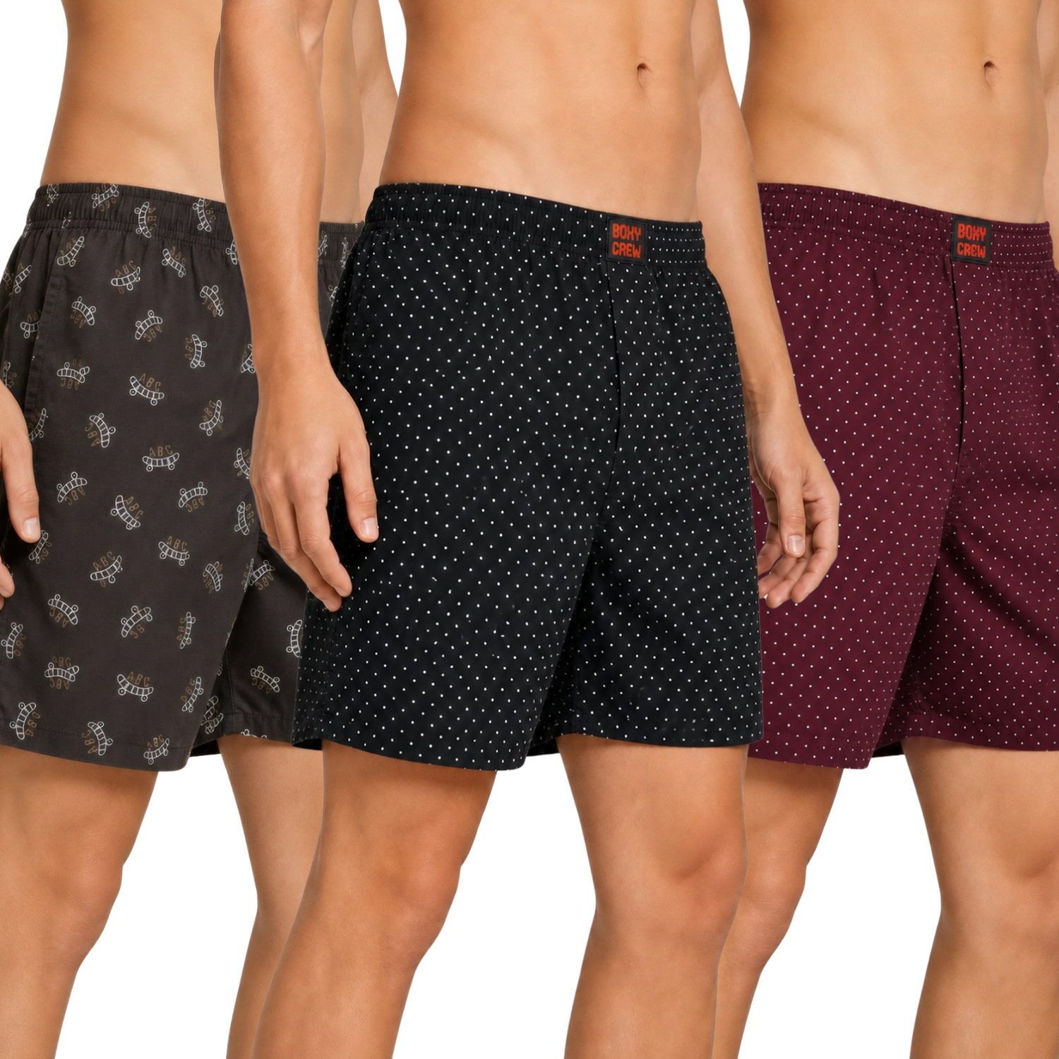 boxy crew Pack of 3 Printed Men Boxer-picture-40