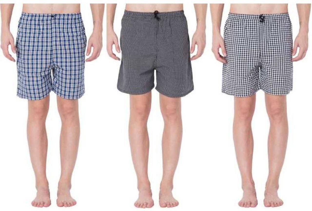 divasha ent trend Pack of 2 Checkered Men Boxer-picture-16