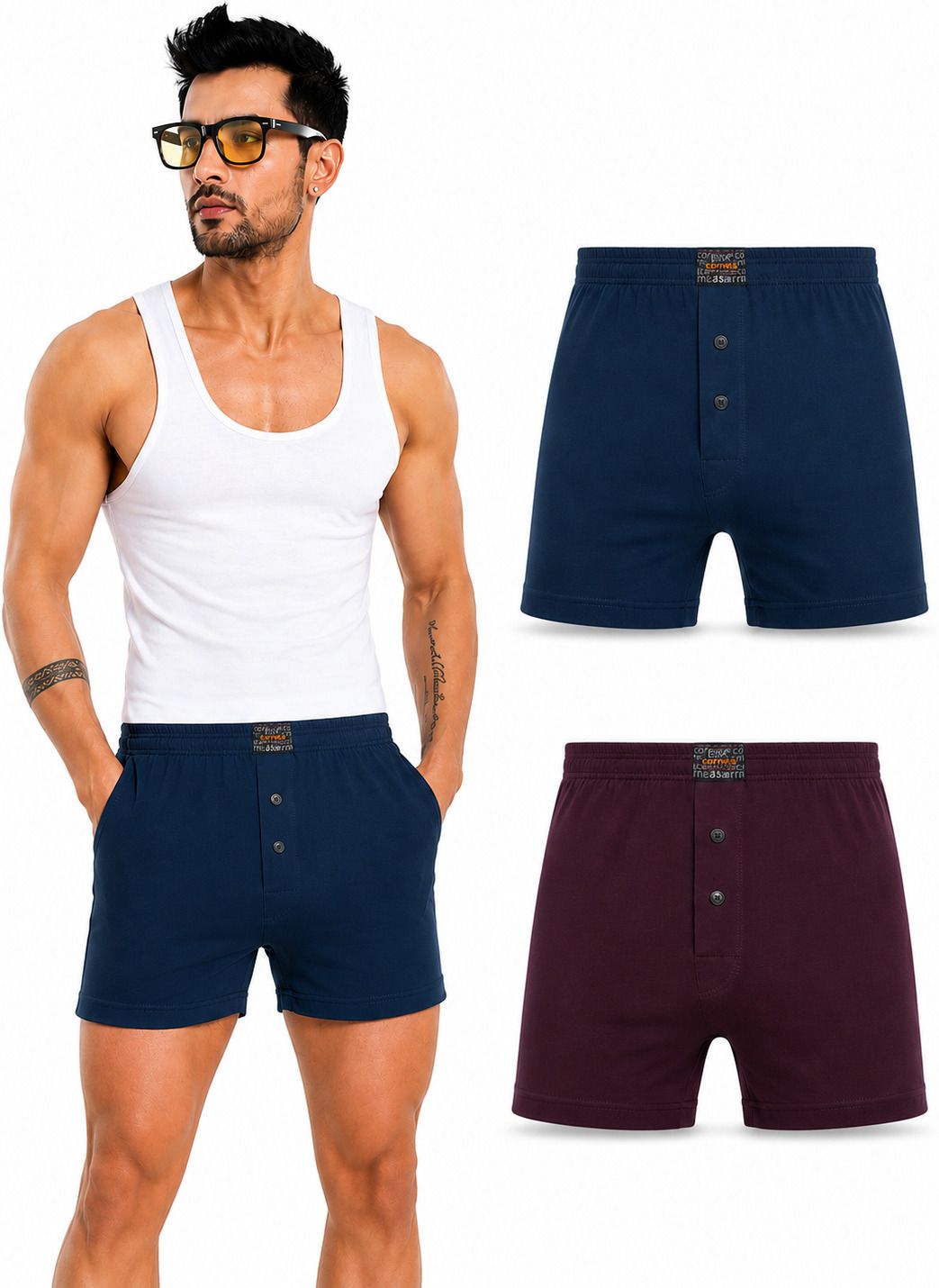 essa Pack of 2 Solid Men Boxer-picture-12