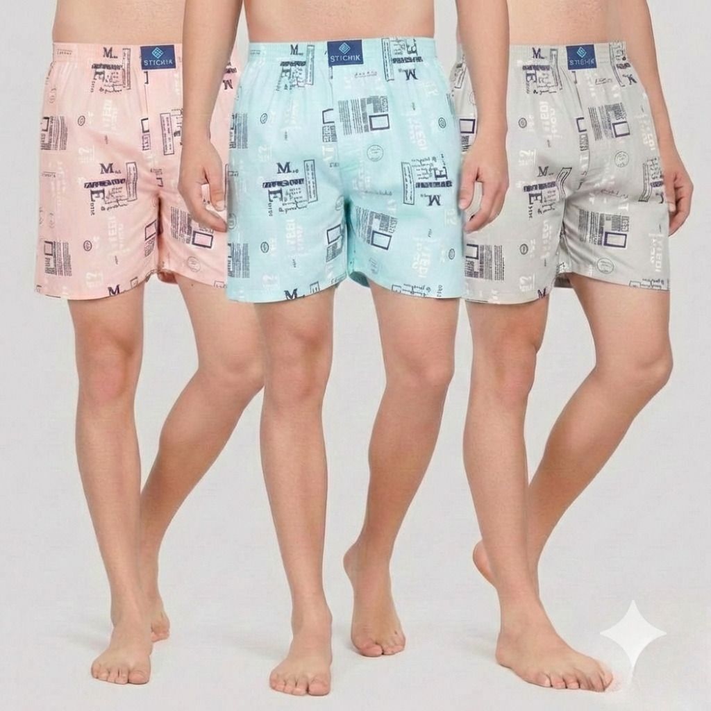 Pack of 3 Printed Men Boxer-image-8