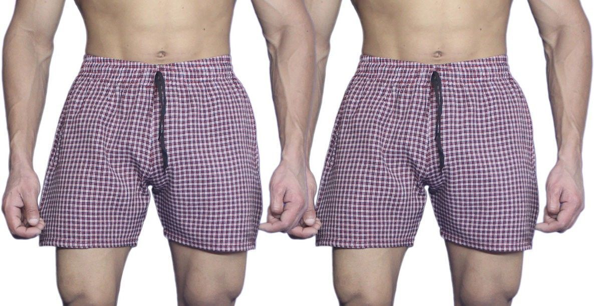 divasha ent trend Pack of 2 Checkered Men Boxer-picture-30