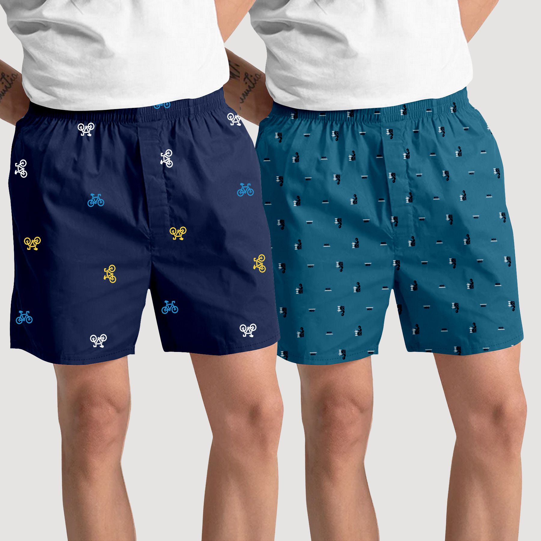 Pack of 2 Printed Women Boxer