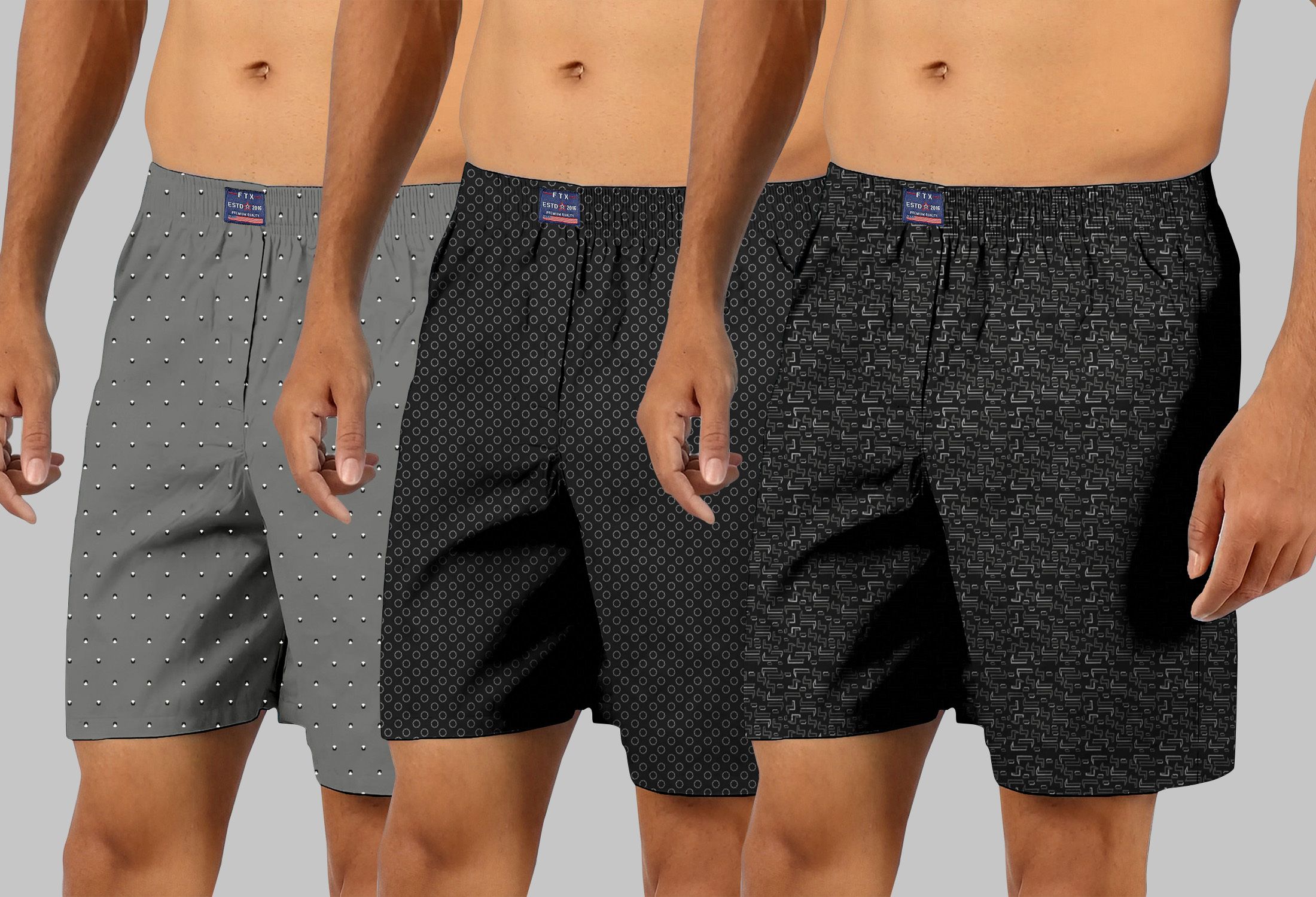 ftx Pack of 3 Printed Men Boxer-picture-31