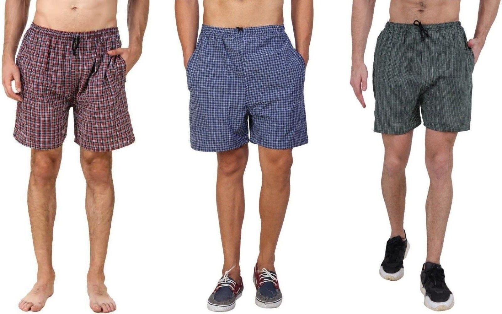 divasha ent trend Pack of 2 Checkered Men Boxer-picture-25