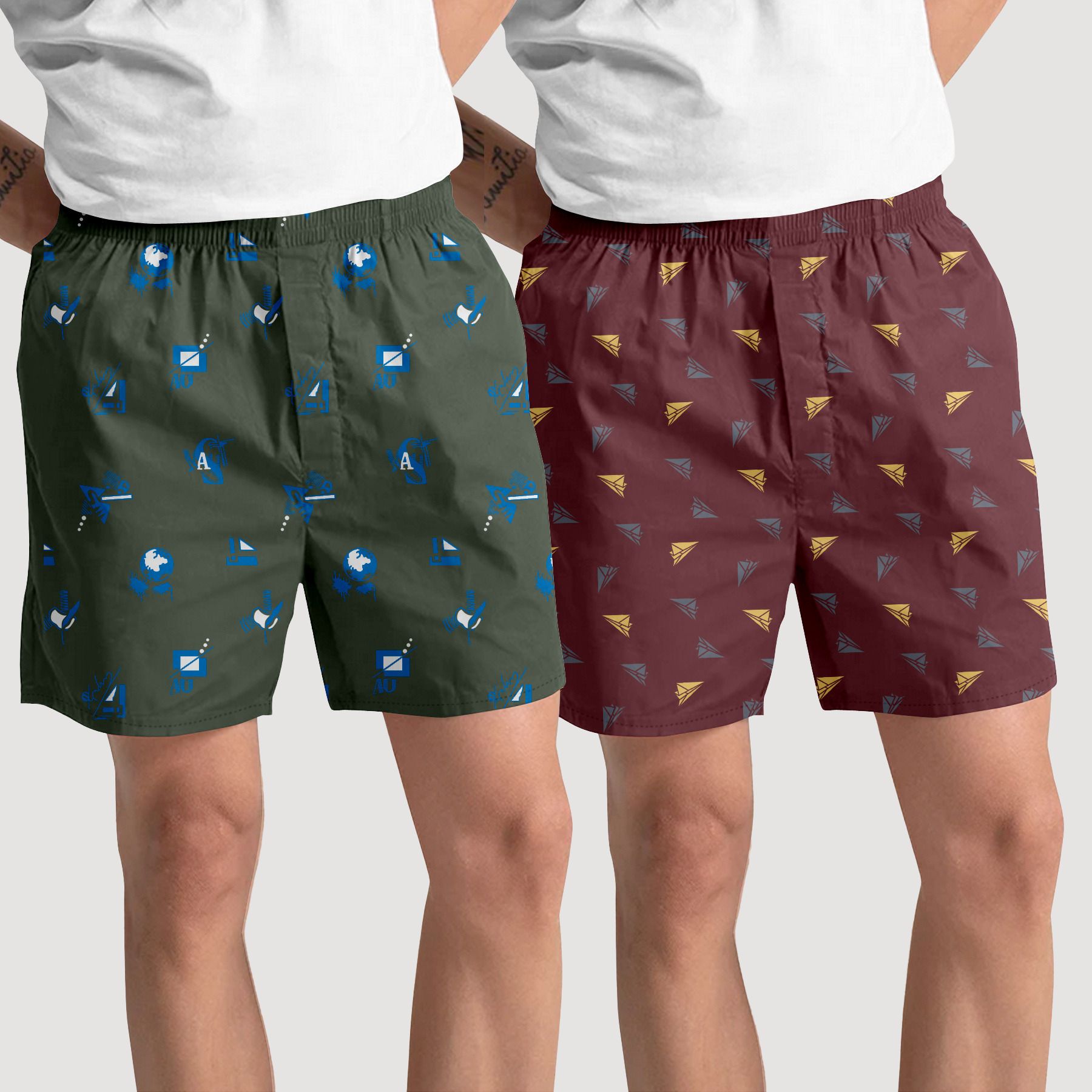 Pack of 2 Printed Women Boxer