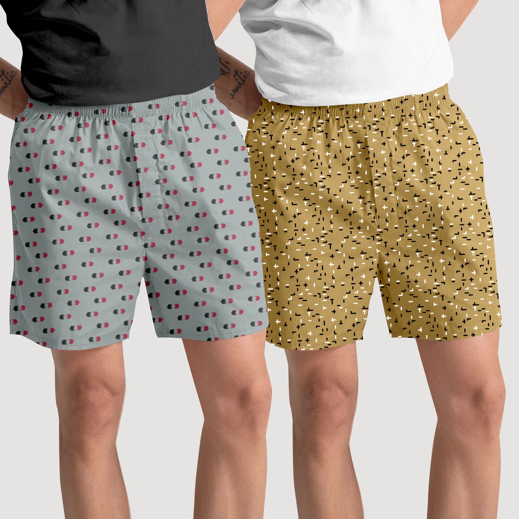 Pack of 2 Printed Women Boxer