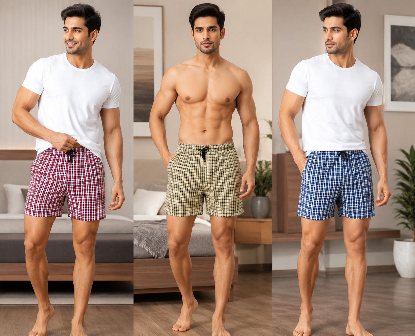 guniff Checkered Men Boxer-picture-23