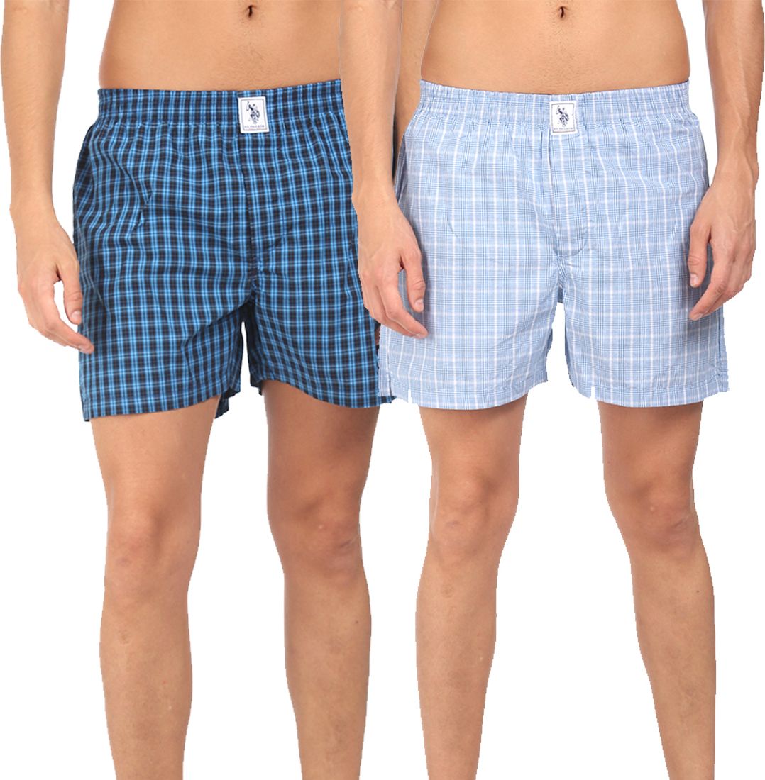u.s. polo assn. Pack of 2 Checkered Men Boxer-picture-24