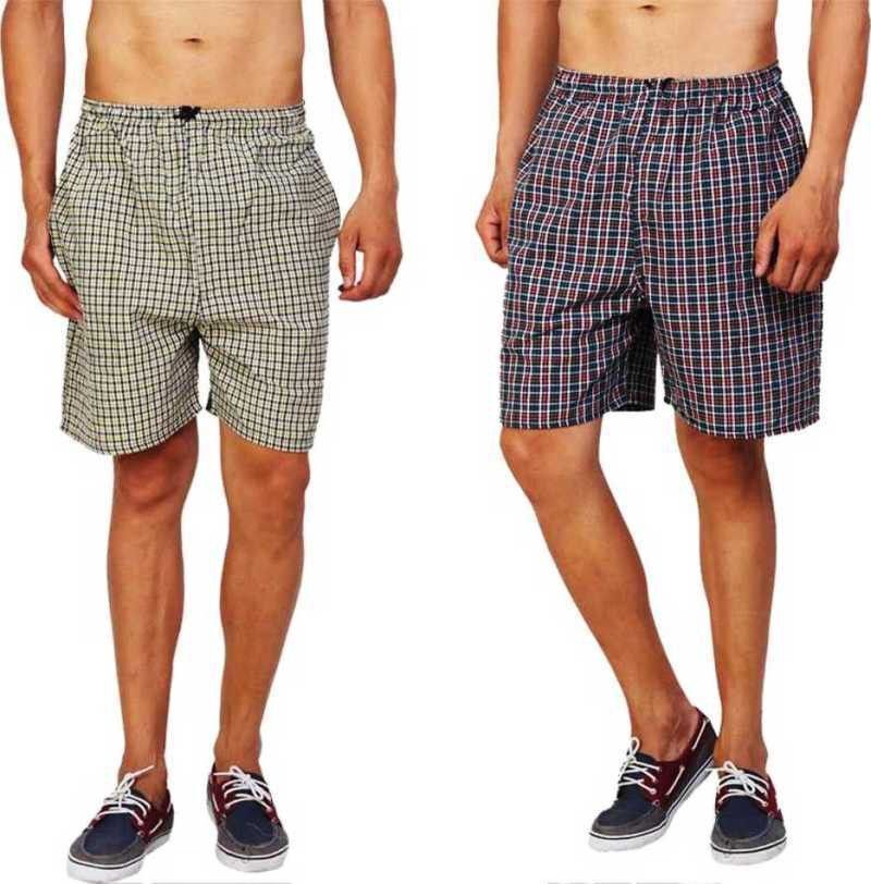 divasha ent trend Pack of 2 Checkered Men Boxer-picture-13