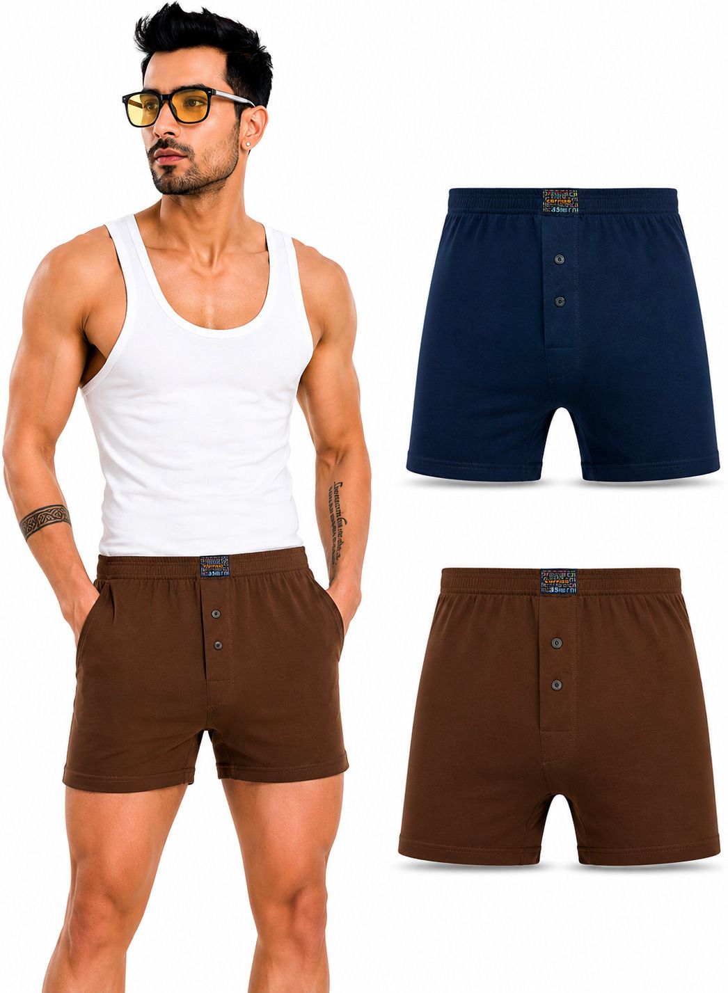 essa Pack of 2 Solid Men Boxer-picture-18