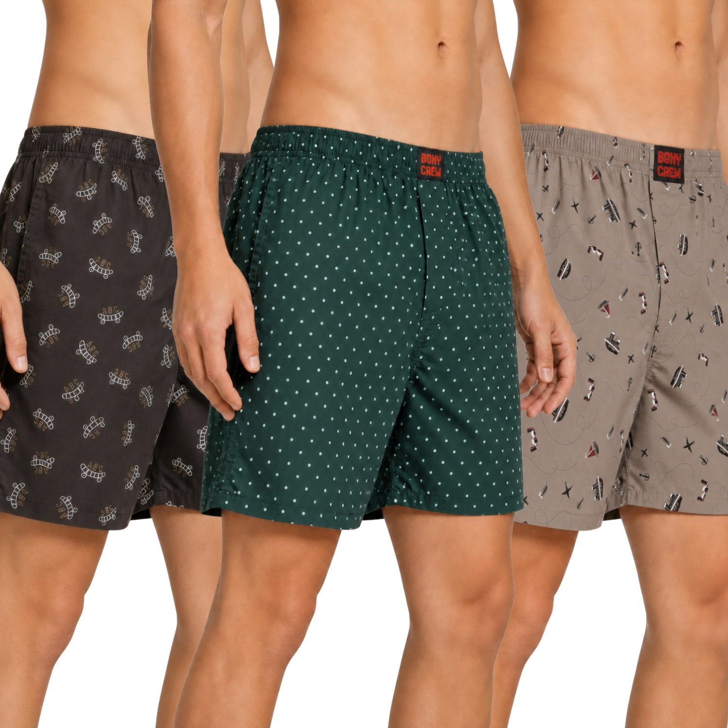 boxy crew Pack of 3 Printed Men Boxer-picture-13