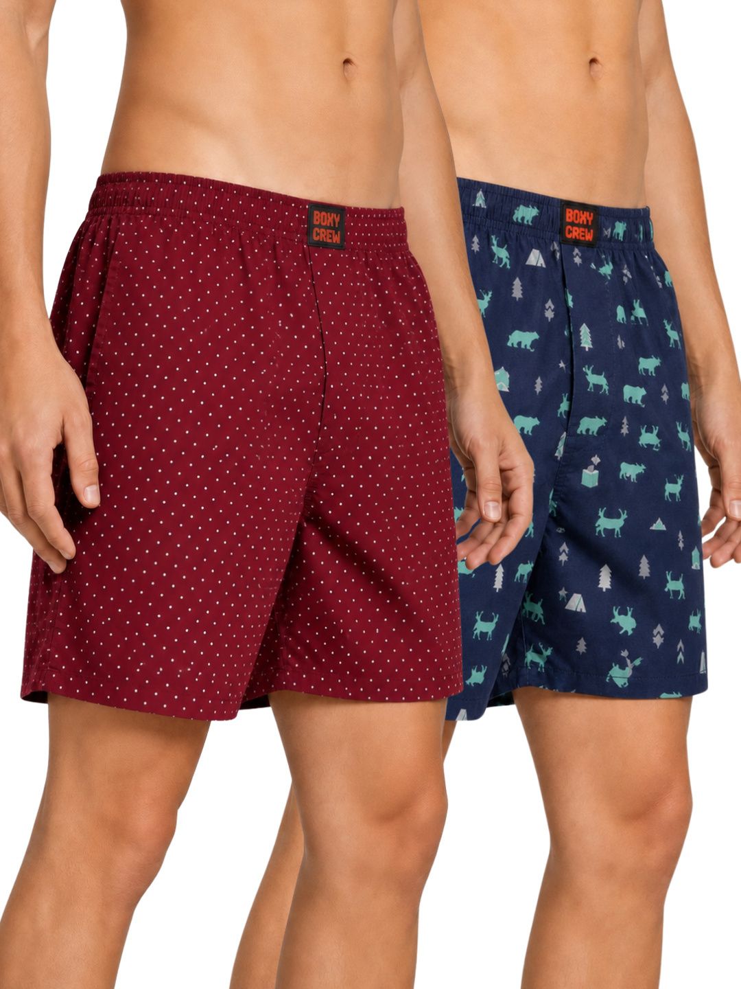 boxy crew Pack of 2 Printed Men Boxer-picture-16