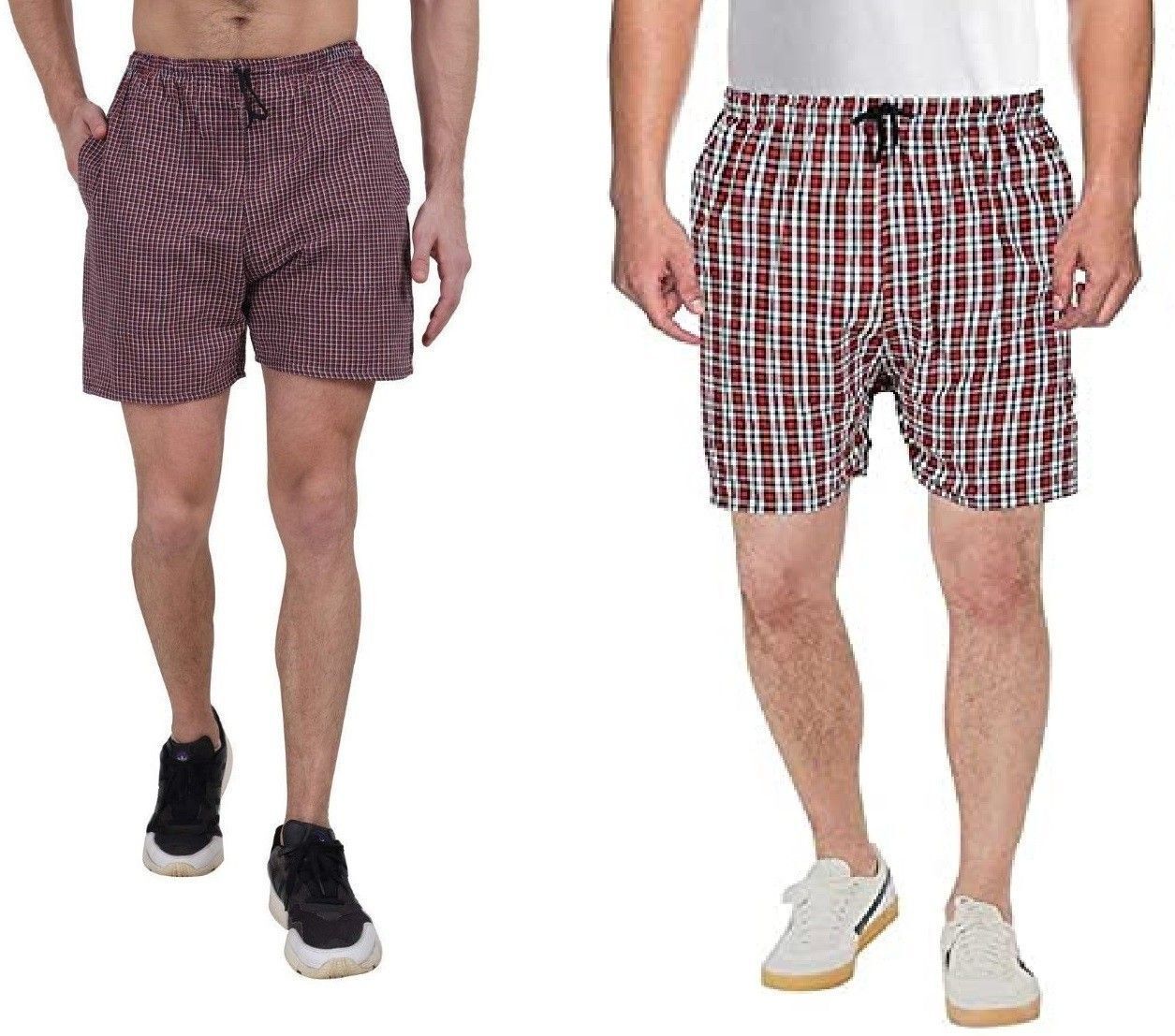 divasha ent trend Pack of 2 Checkered Men Boxer-picture-5
