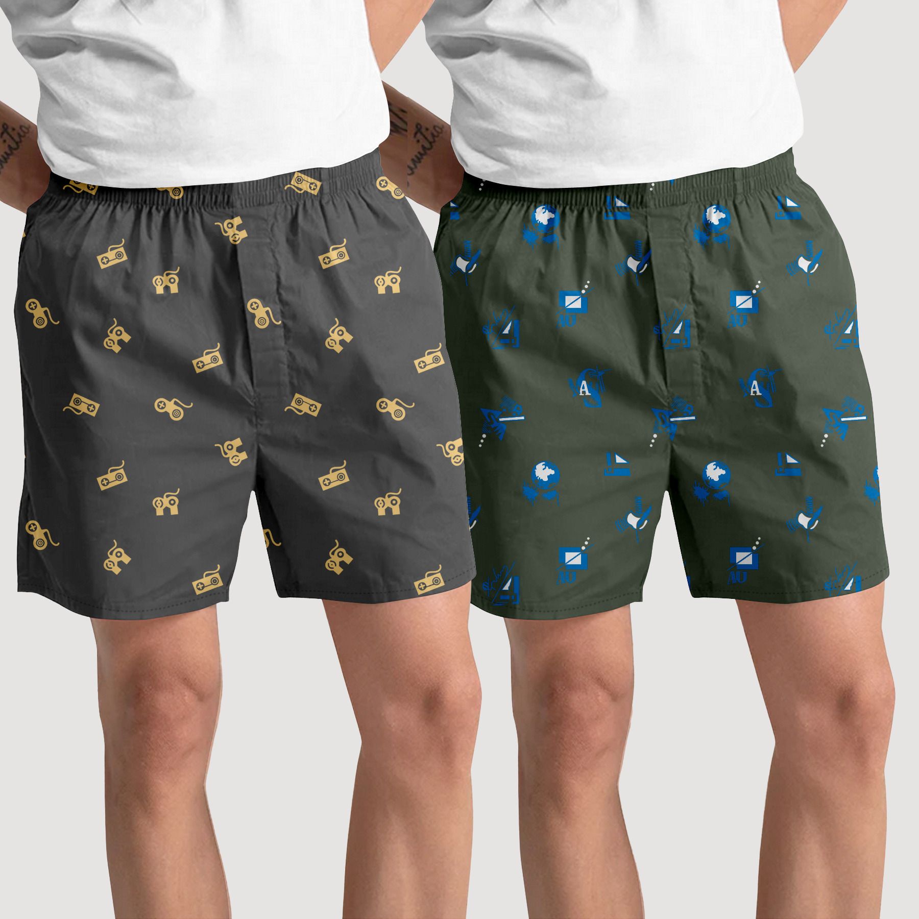 Pack of 2 Printed Women Boxer
