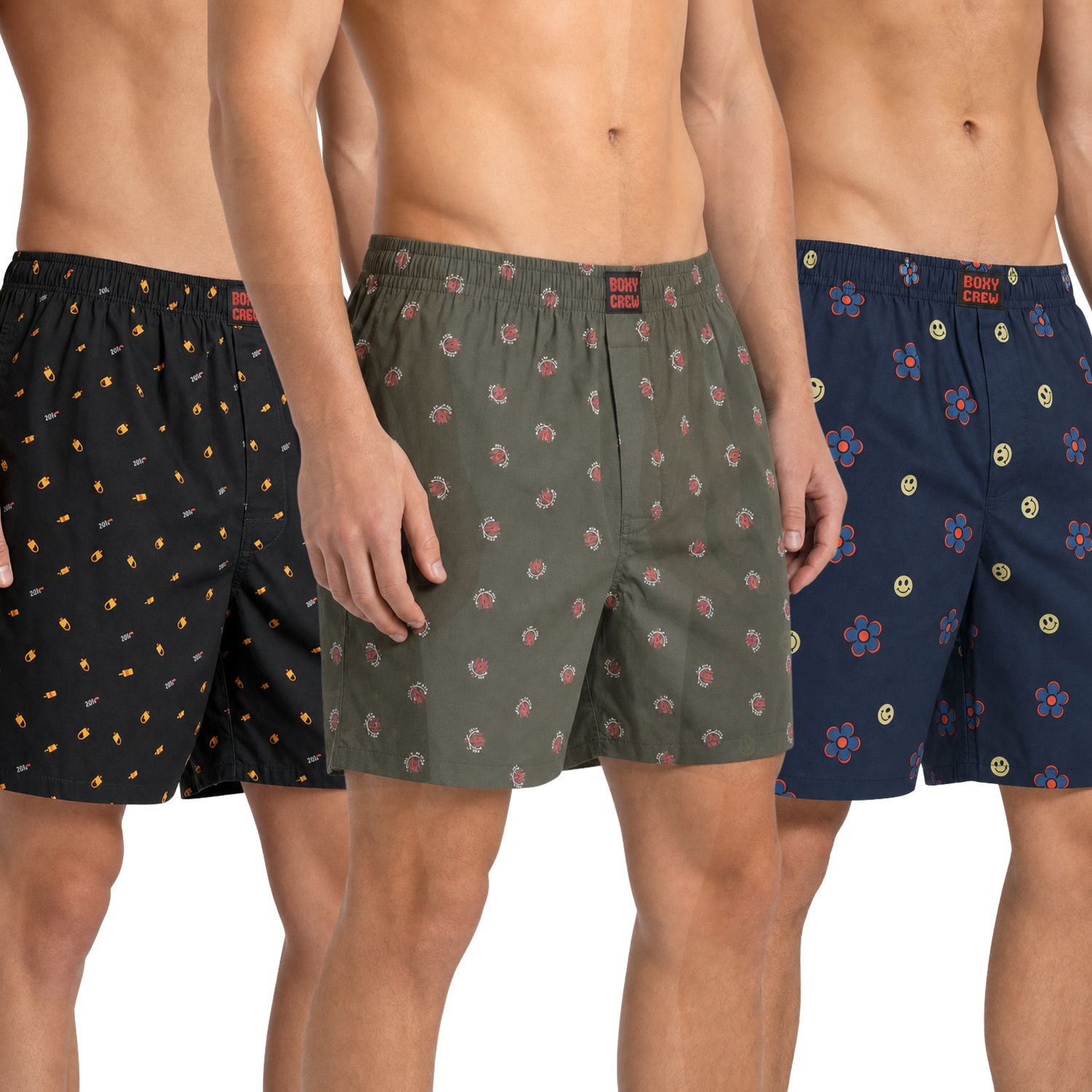 boxy crew Pack of 3 Printed Men Boxer-picture-36