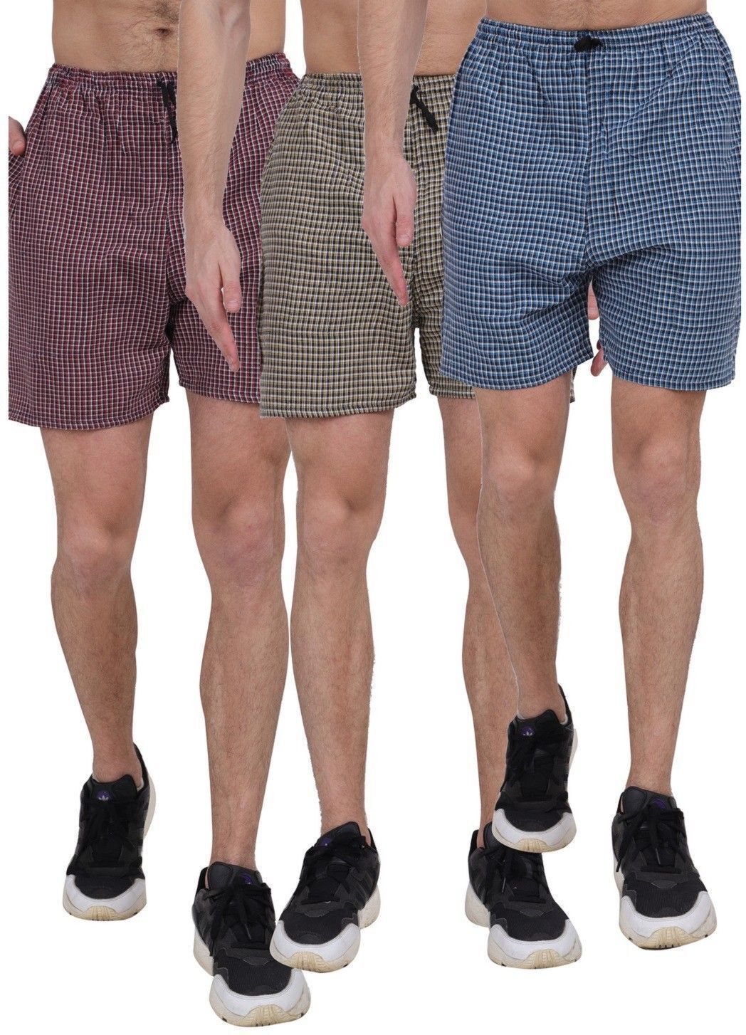 divasha ent trend Pack of 2 Checkered Men Boxer-picture-27