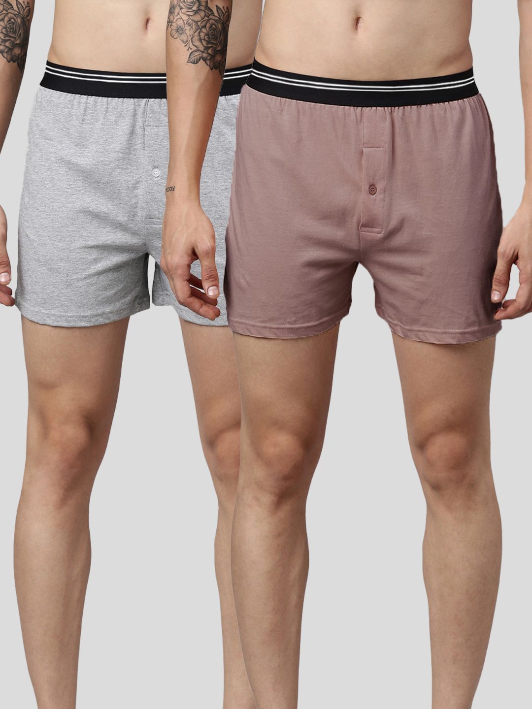 joven Pack of 2 Solid Men Boxer-picture-11