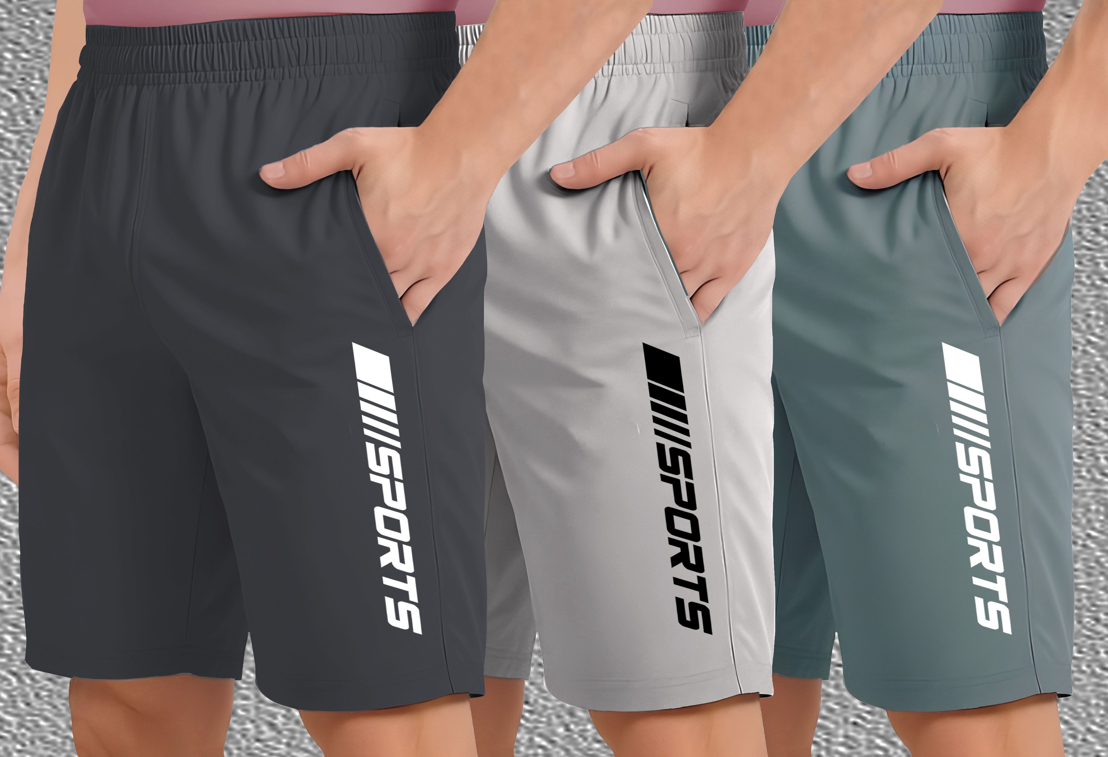 Pack of 3 Solid Men Boxer