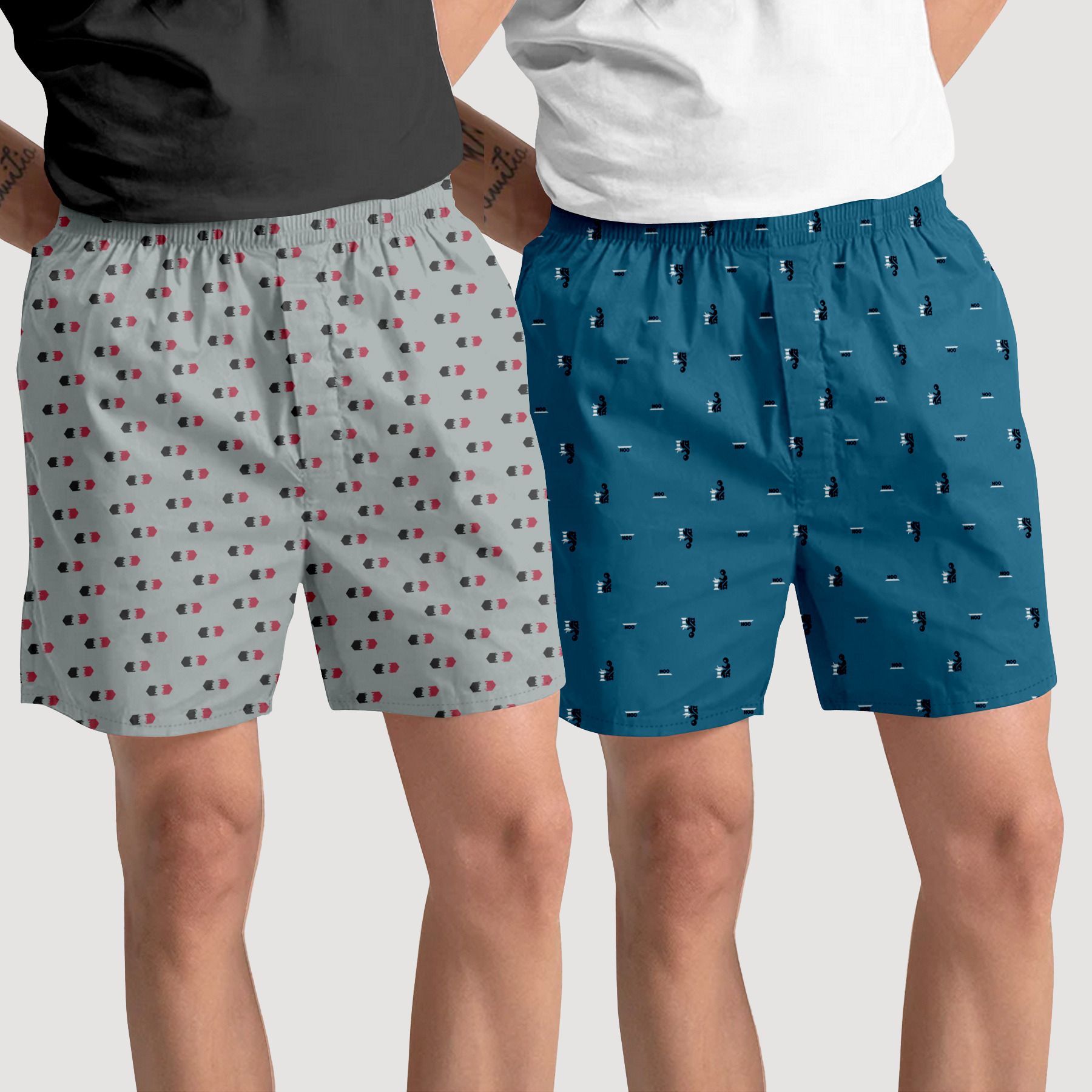 Pack of 2 Printed Women Boxer