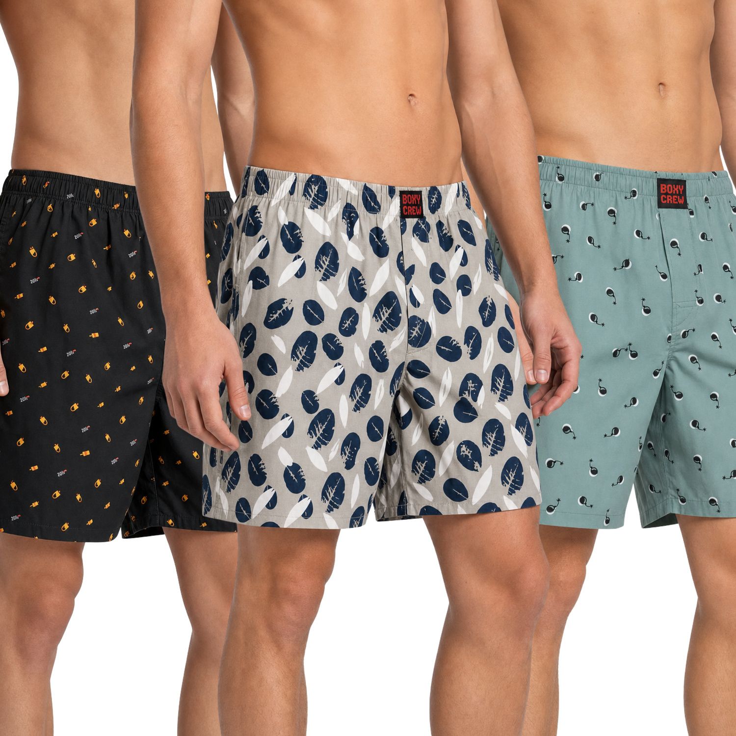 boxy crew Pack of 3 Printed Men Boxer-picture-14