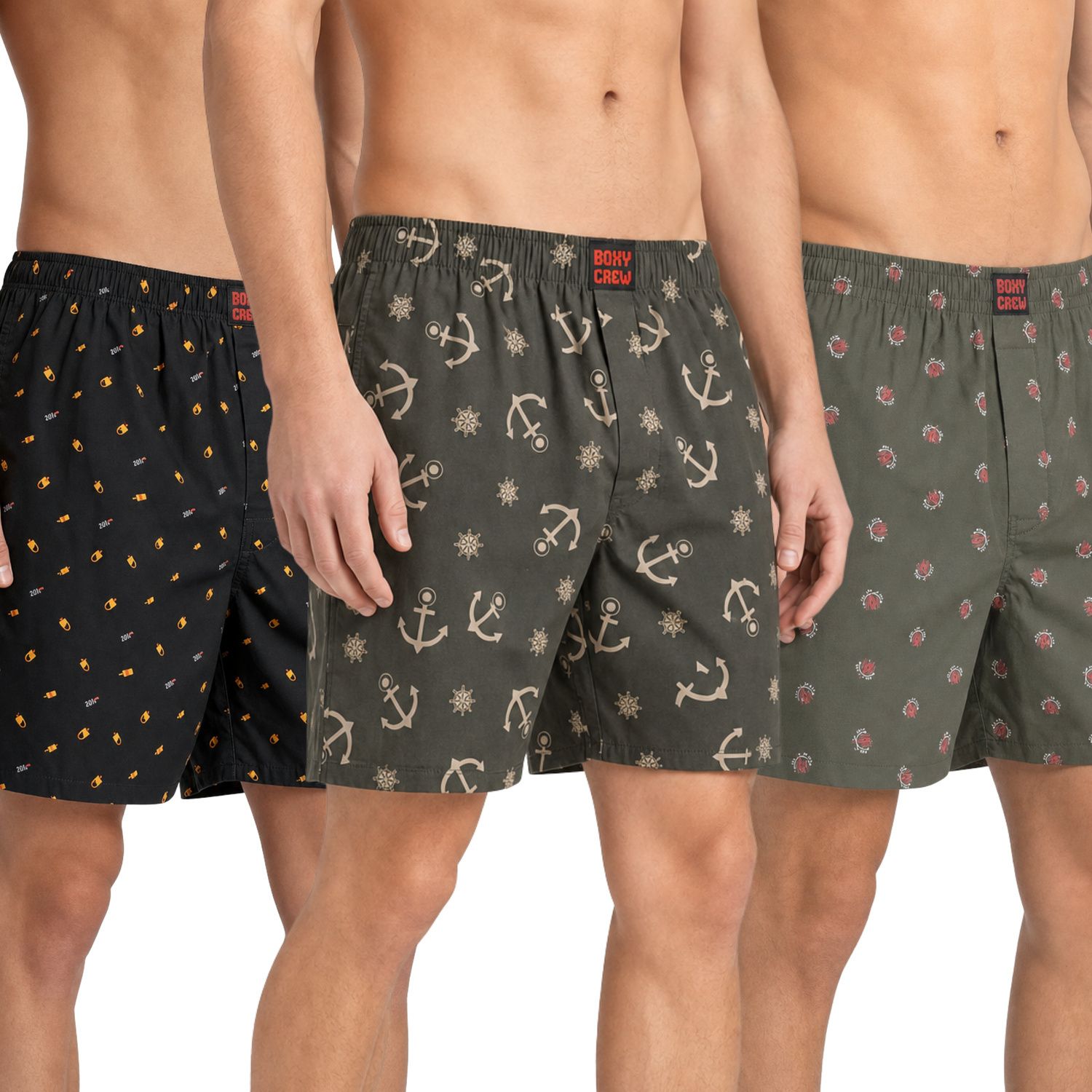 boxy crew Pack of 3 Printed Men Boxer-picture-20