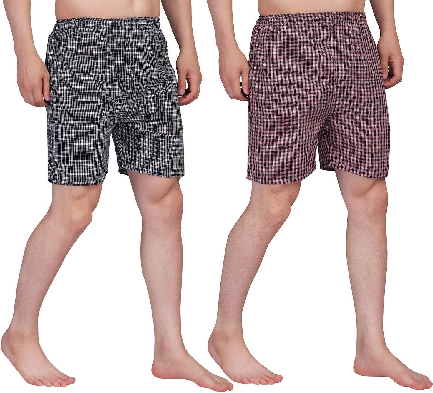 divasha ent trend Pack of 2 Checkered Men Boxer-picture-37