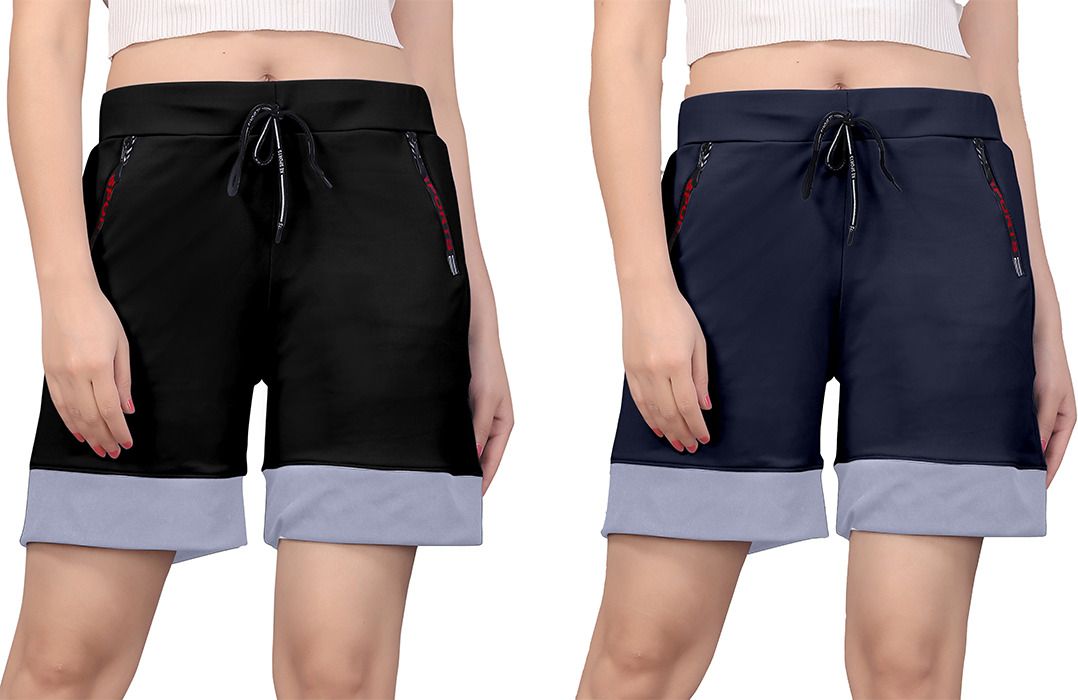 dvilla Pack of 2 Colorblock Women Boxer-picture-18