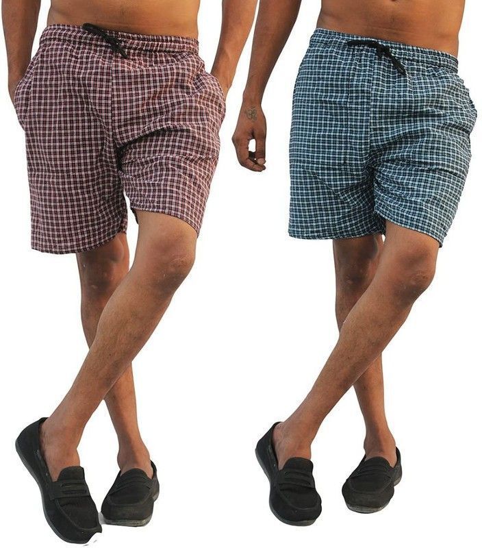 divasha ent trend Pack of 2 Checkered Men Boxer-picture-35