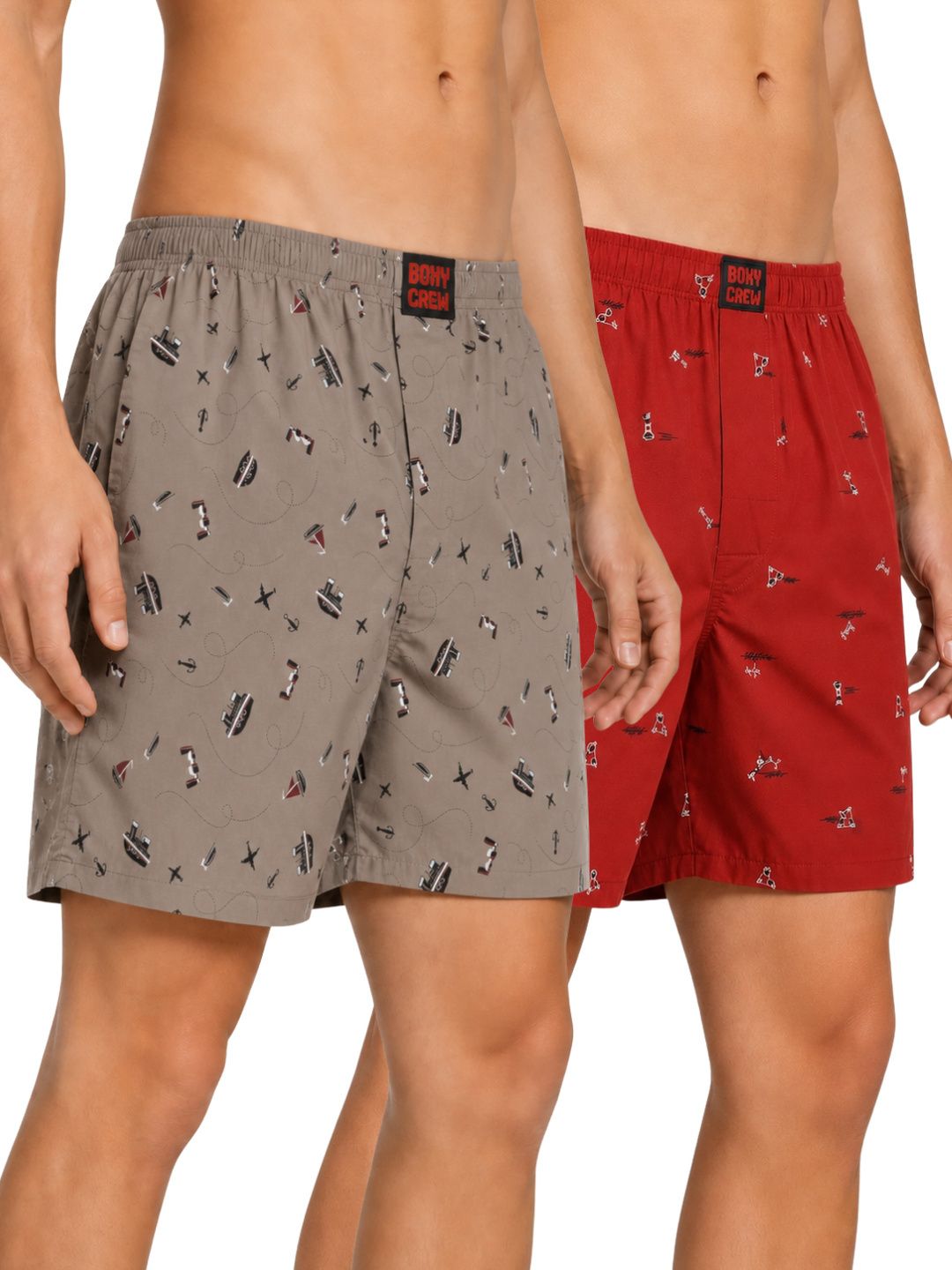 boxy crew Pack of 2 Printed Men Boxer-picture-26