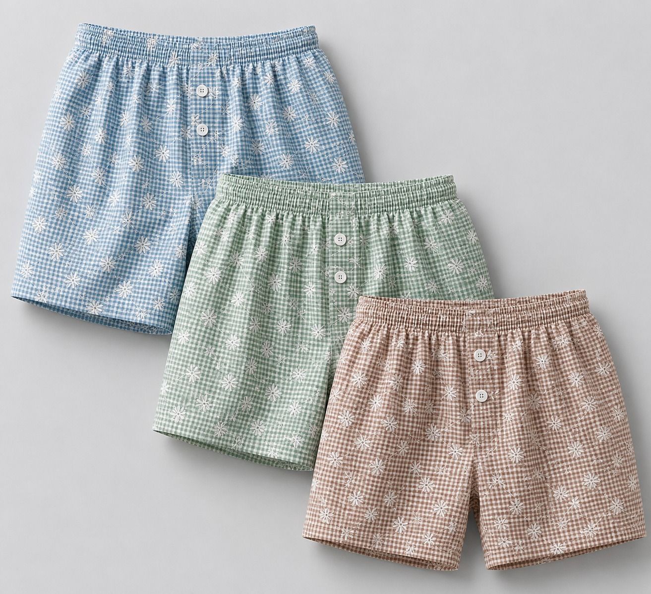 Pack of 3 Printed Women Boxer-image-28