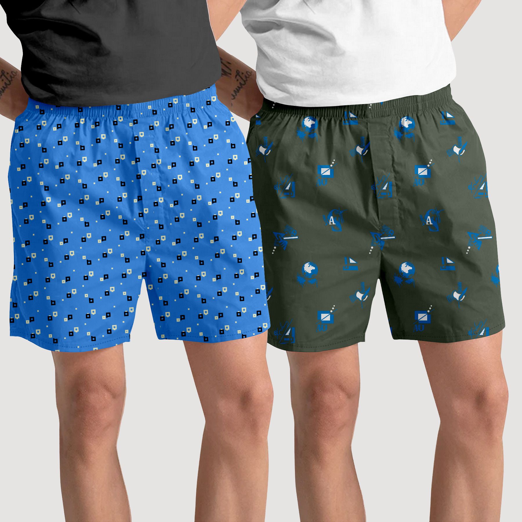 Pack of 2 Printed Women Boxer