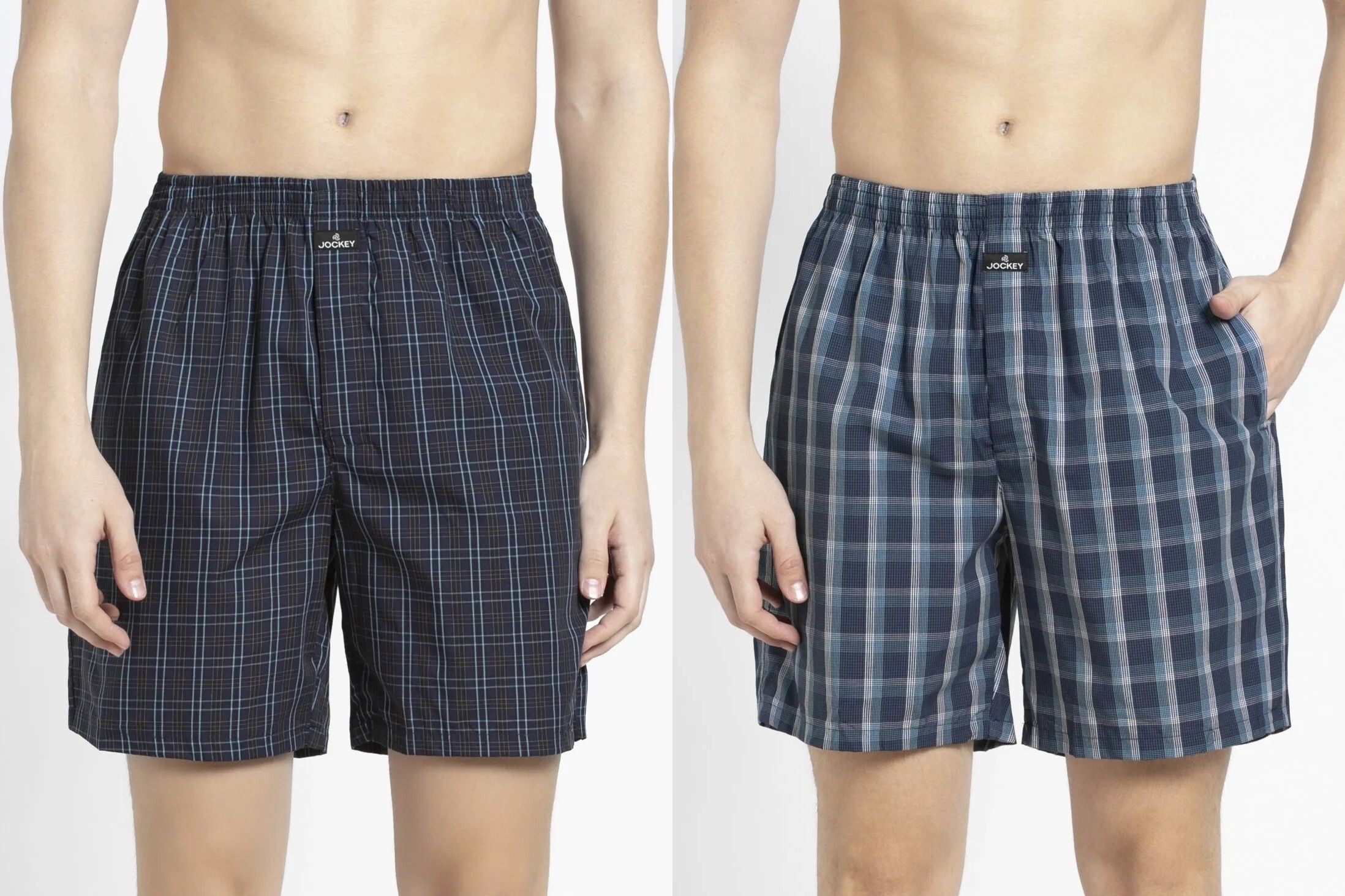 jockey Pack of 2 Checkered Men Boxer-picture-10