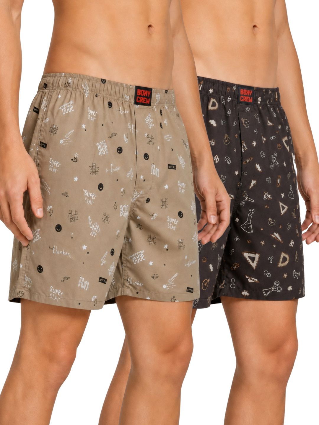 boxy crew Pack of 2 Printed Men Boxer-picture-33