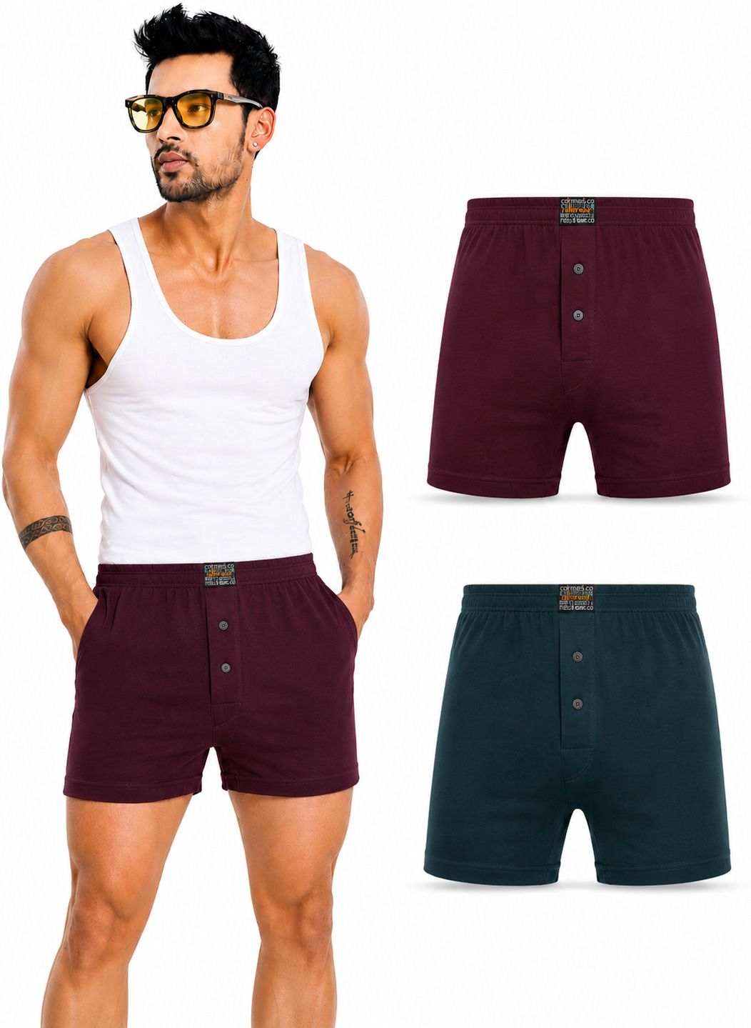 essa Pack of 2 Solid Men Boxer-picture-18