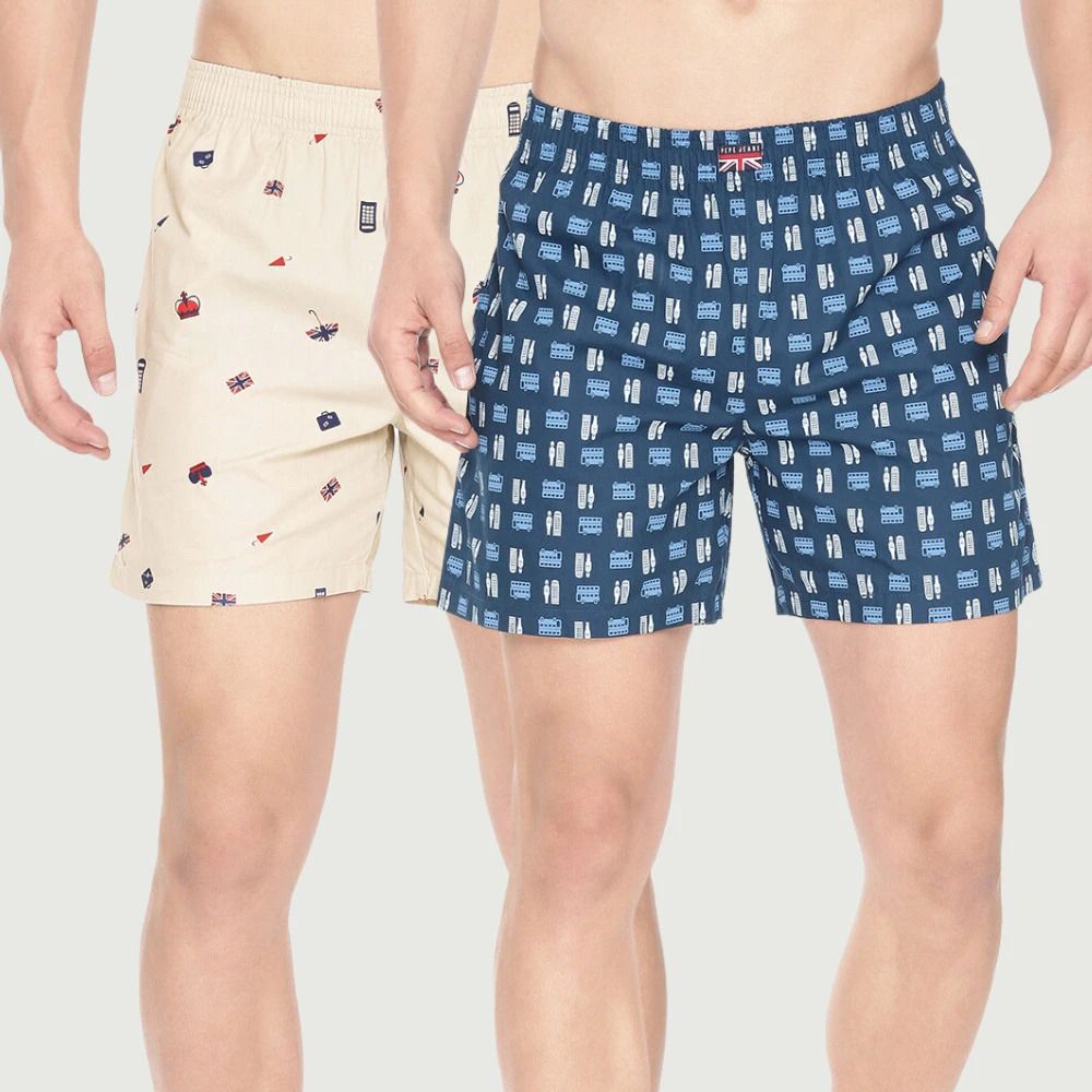 pepe jeans Pack of 2 Printed Men Boxer-picture-34