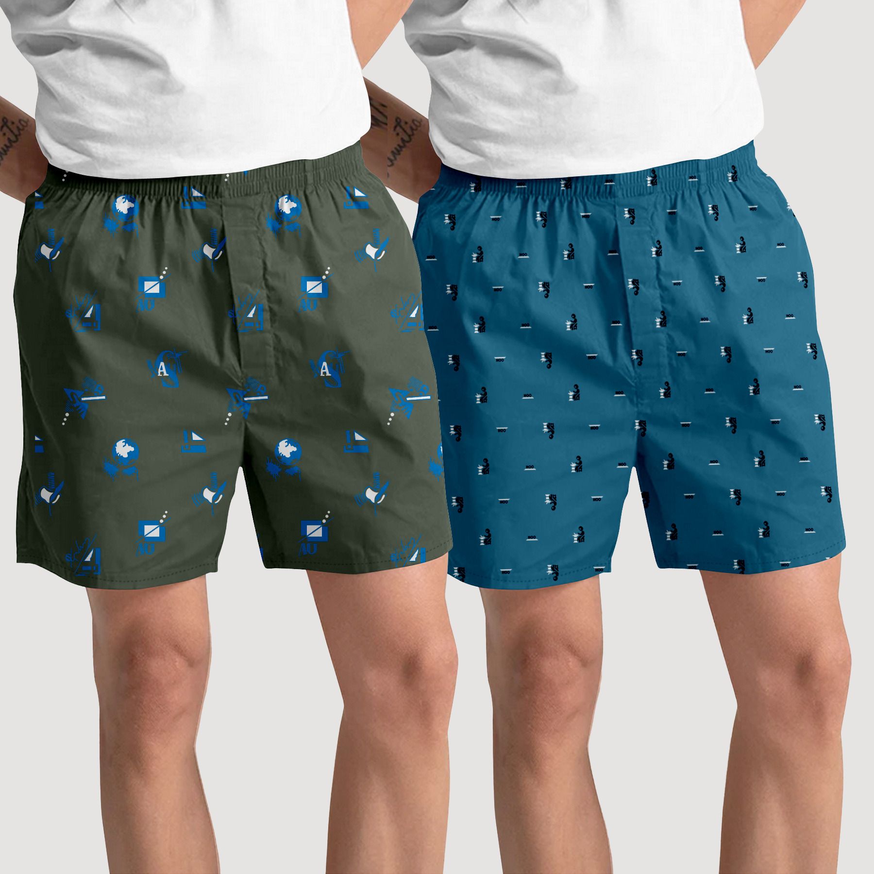 Pack of 2 Printed Women Boxer