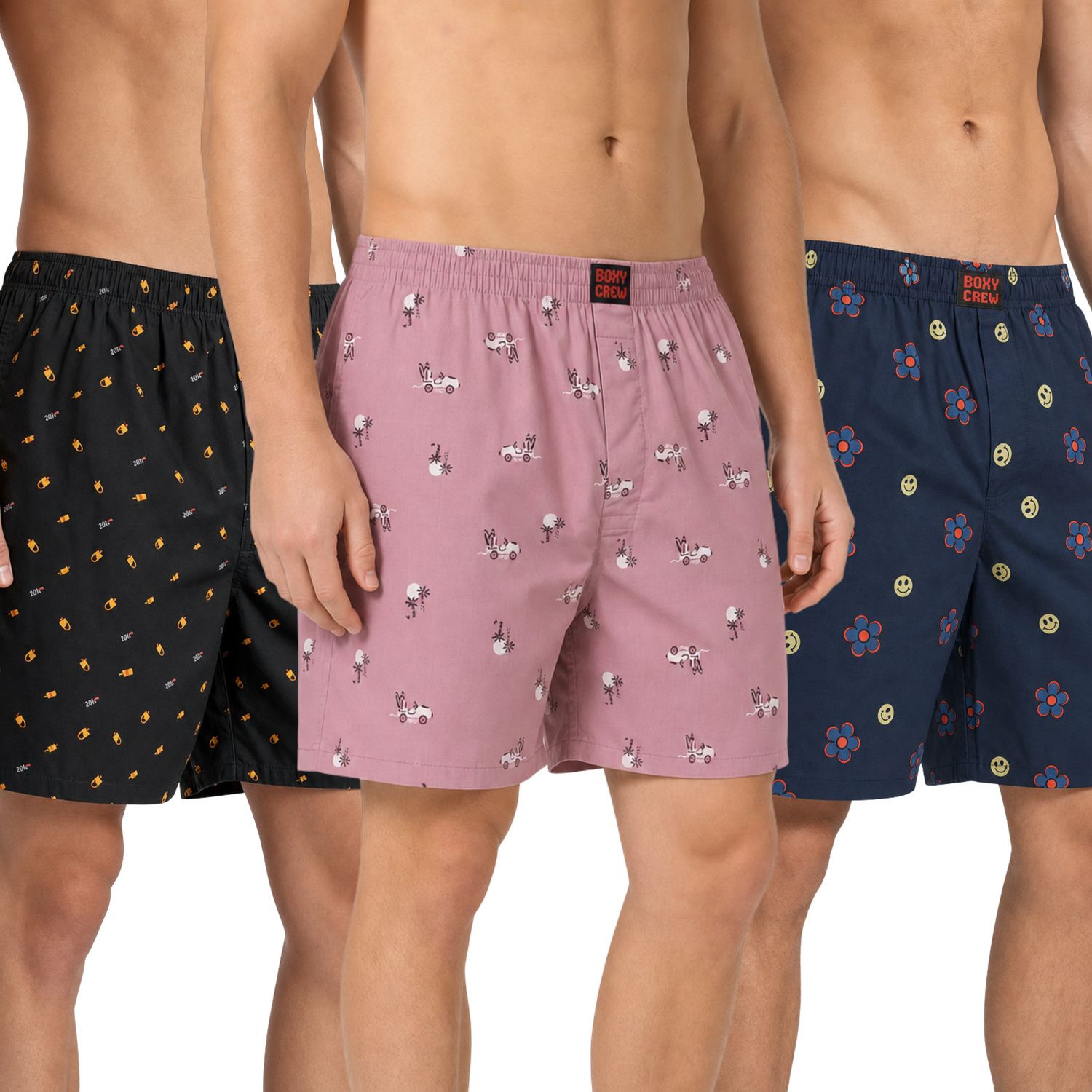 boxy crew Pack of 3 Printed Men Boxer-picture-24