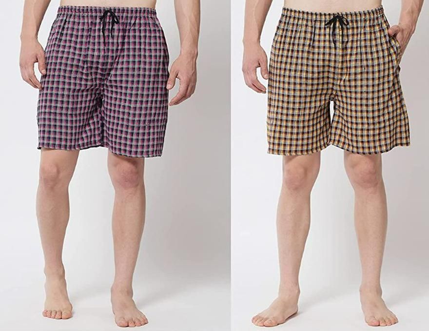 divasha ent trend Pack of 2 Checkered Men Boxer-picture-42