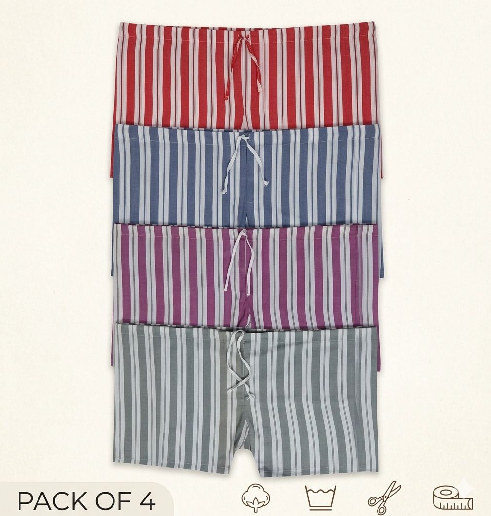 poonam Pack of 4 Striped Men Boxer-picture-16