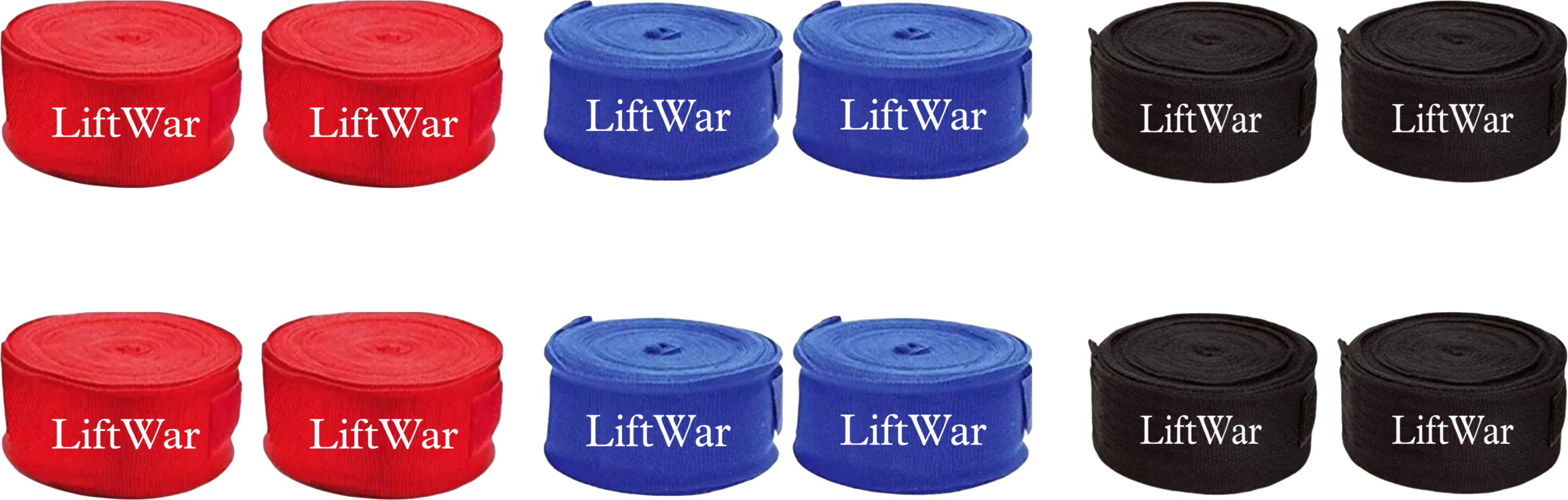 Boxing hand wraps 6 Pair Combo Red Boxing Hand Wrap-image-7