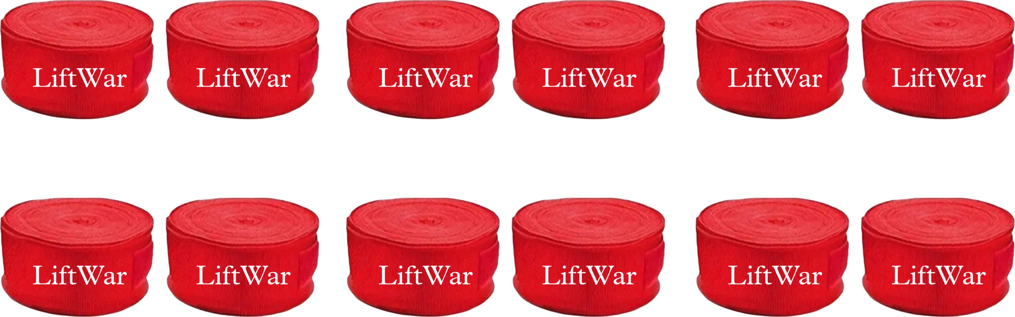 Boxing hand wraps 6 Pair Combo Red Boxing Hand Wrap-image-5