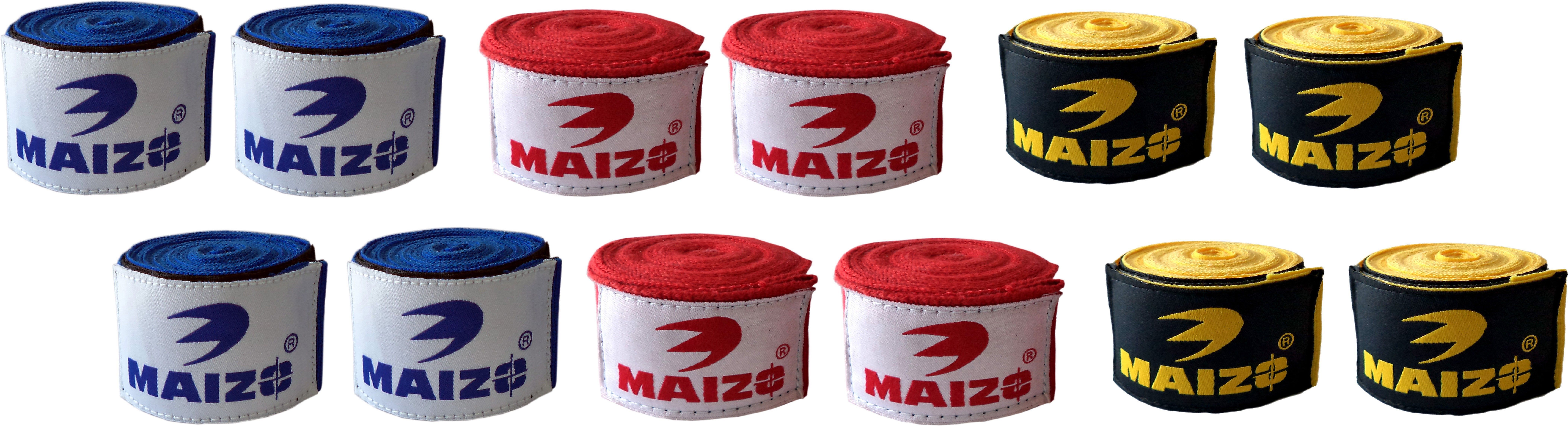 MHW 108 2 Blue 2 Red 2 Yellow Boxing Hand Wrap-image-39