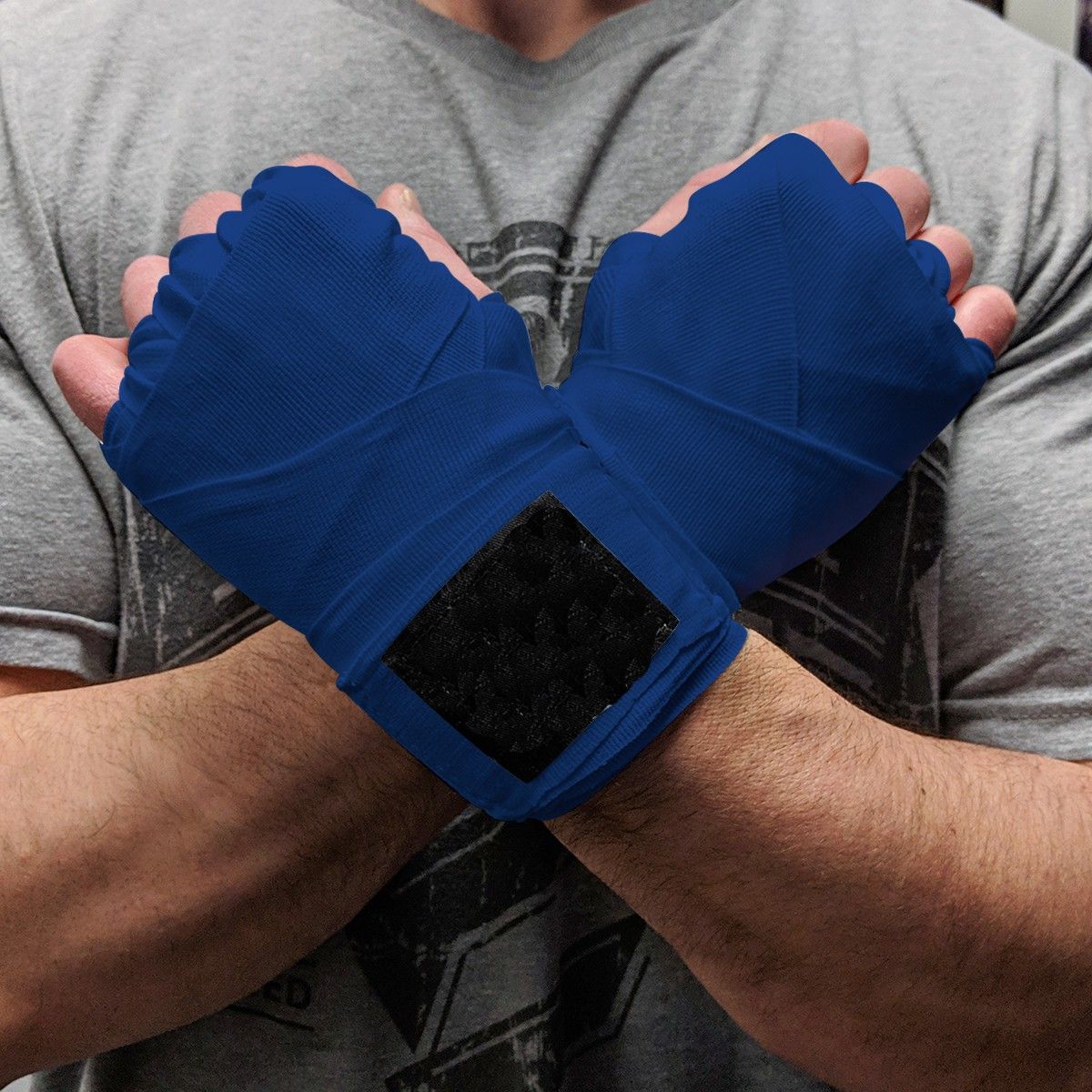 Boxing Hand Wrap Bandage Gloves For Men & Women (Blue) Boxing Hand Wrap-image-46