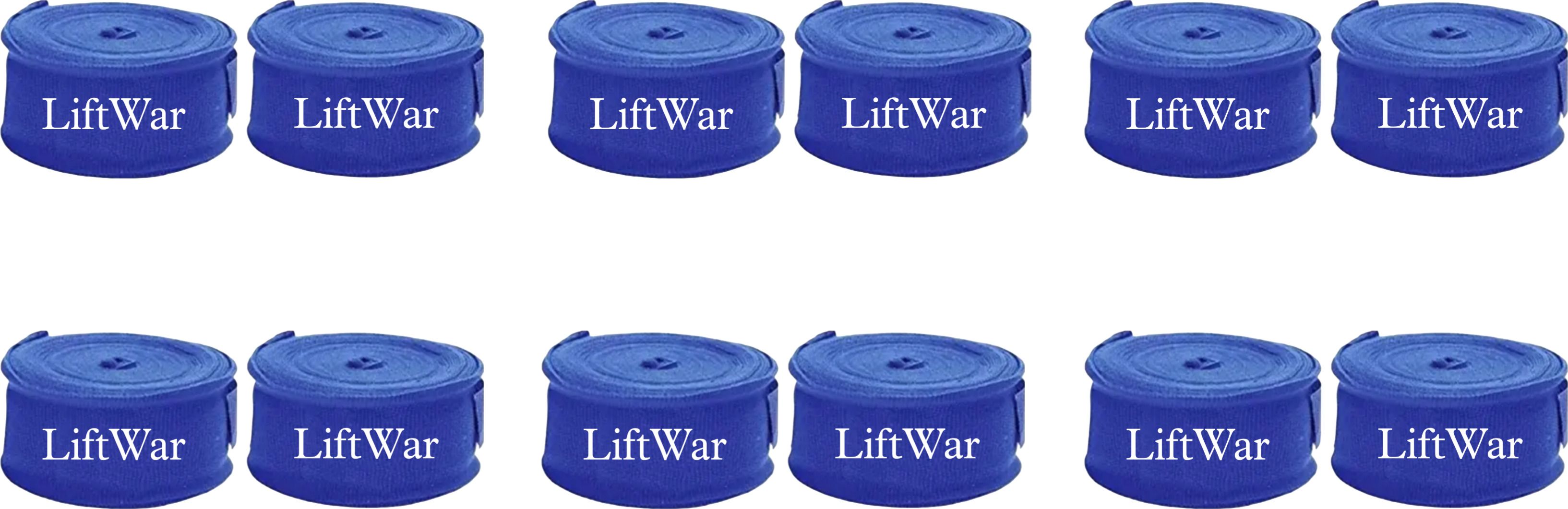 Boxing hand wraps 6 Pair Combo Blue Boxing Hand Wrap-image-6
