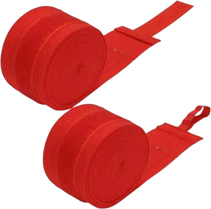 Boxing hand Wraps | Cotton (Set of 2) | For MMA, Boxing (108 inch) (RED) Boxing Hand Wrap-image-8
