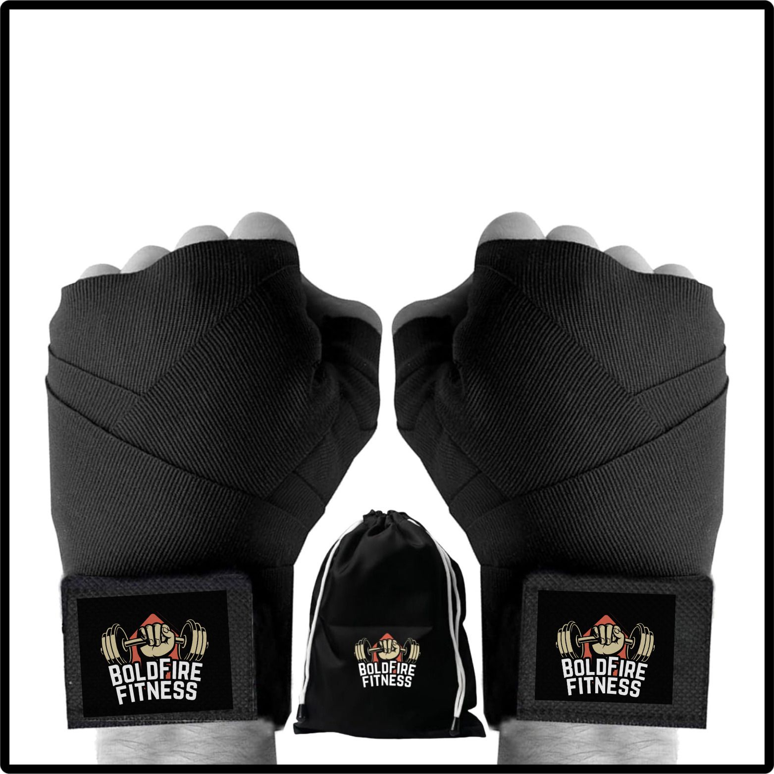 1Pair" imported Hand Wraps for Boxing Gloves MMA Kickboxing With Storage Bag Boxing Hand Wrap