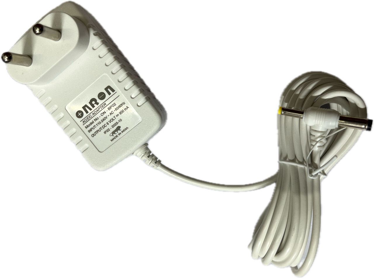 shoptron 6V Adapter for Blood Pressure Monitor 5 & 7 Series, 10FT Extended Cable Bp Monitor Adapter